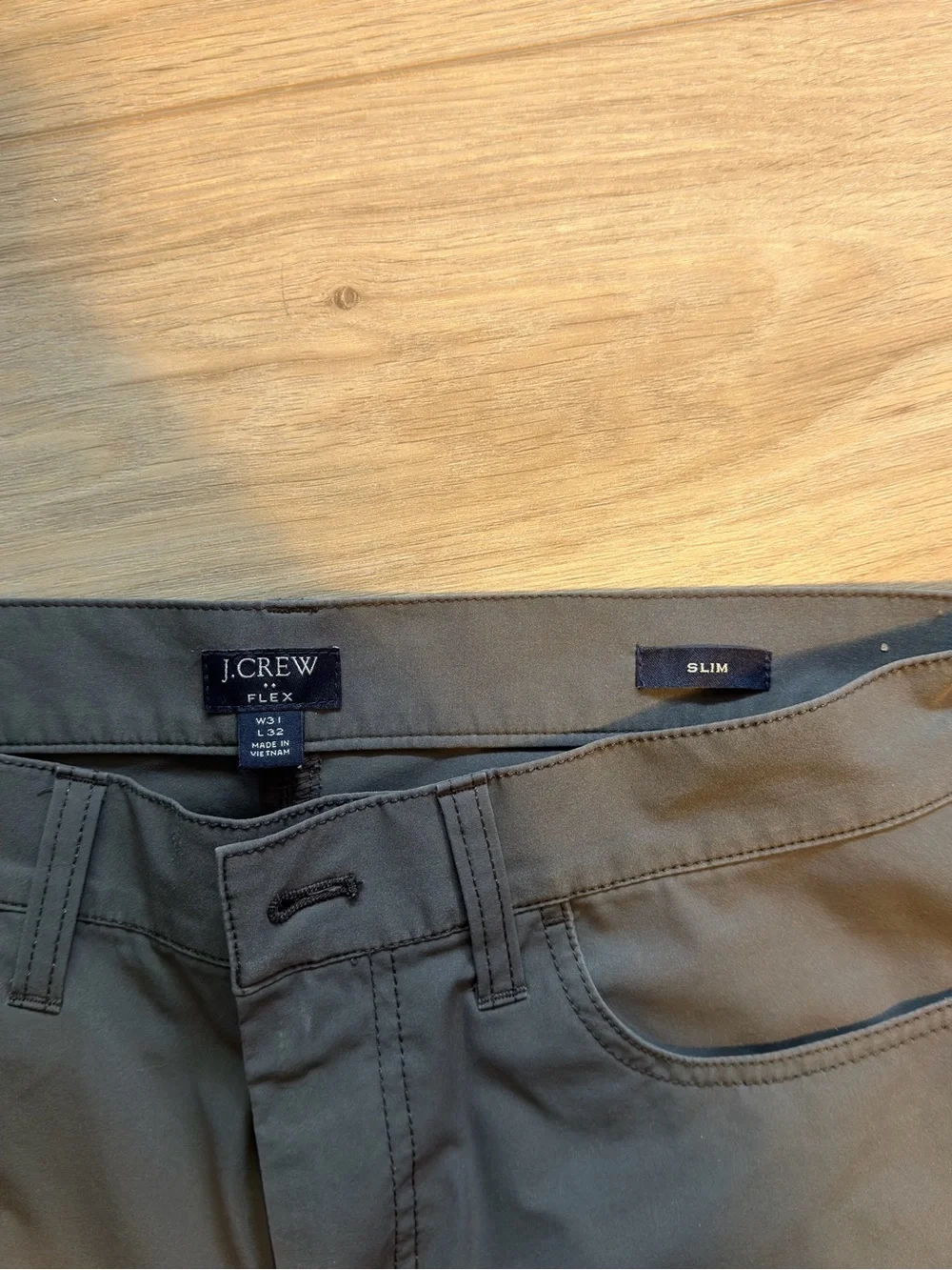 J. Crew Men’s Straight Jeans - Charcoal